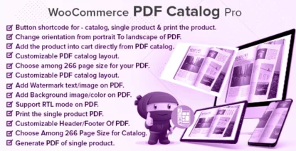 WooCommerce PDF Catalog Pro